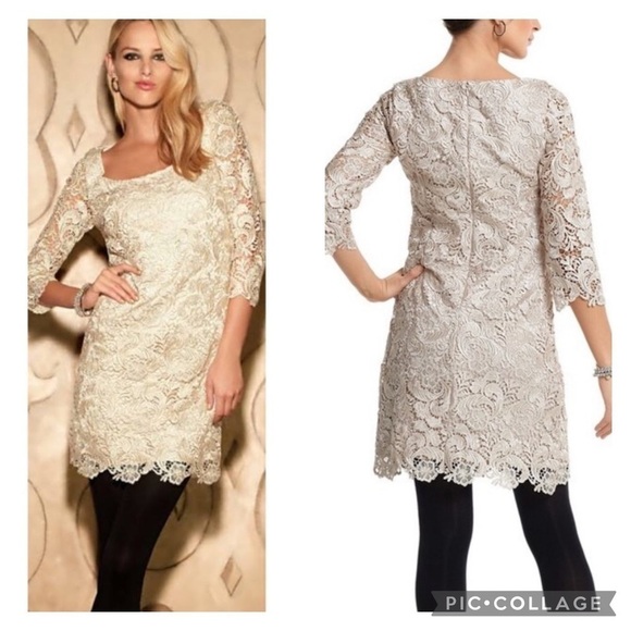Whbm Lace Shift Dress - Picture 1 of 7